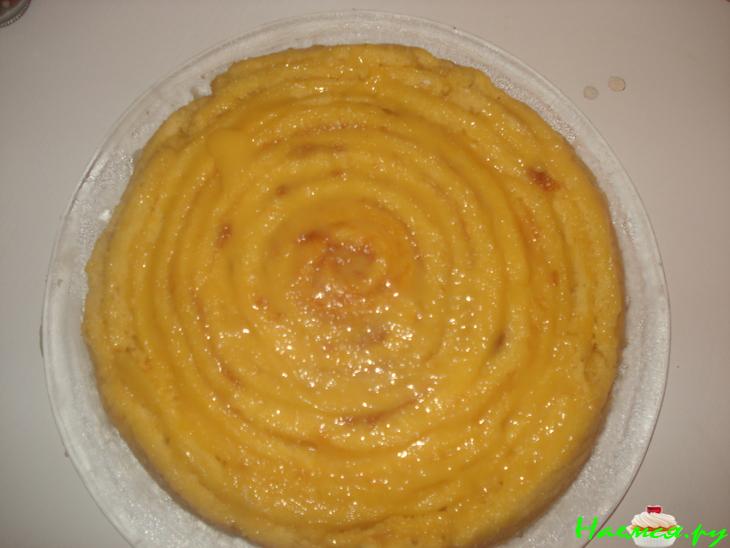 Торт "Мишель" бисквитный с курдом