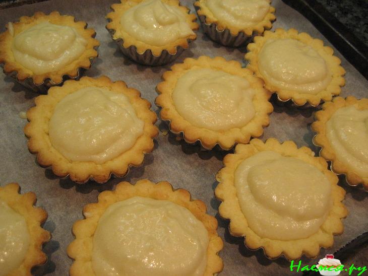 Тарталетки с дынным суфле