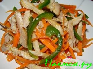 Куриный салат в восточном стиле Куриный салат в восточном стиле