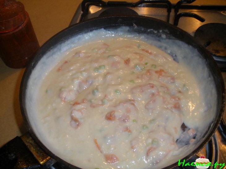 Рыбно-креветочная запеканочка