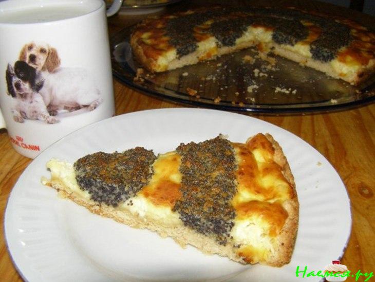 Маково-творожный пирог