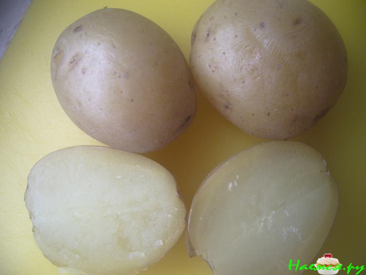 Молодой картофель в лёгкой панировке