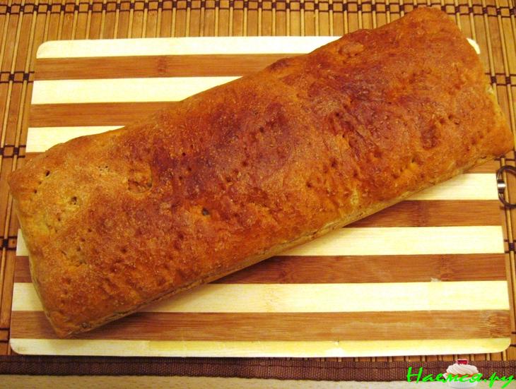 Постный «полосатый» хлеб