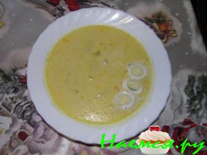 Быстрый супчик из сырка