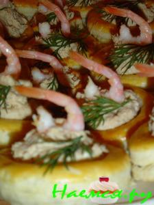 Волованы с горбушей