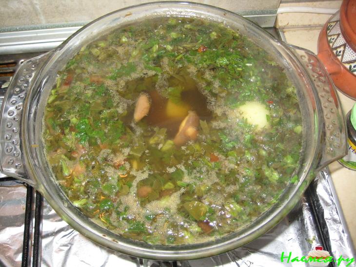 Весенний суп с крапивой (постный) Весенний суп с крапивой (постный)