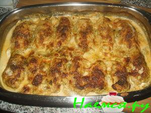 Рыбные роллы с креветками в соусе