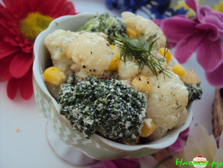 Теплый капустный салат Теплый капустный салат