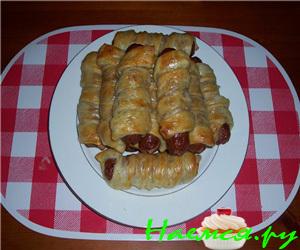 Сосики в тесте