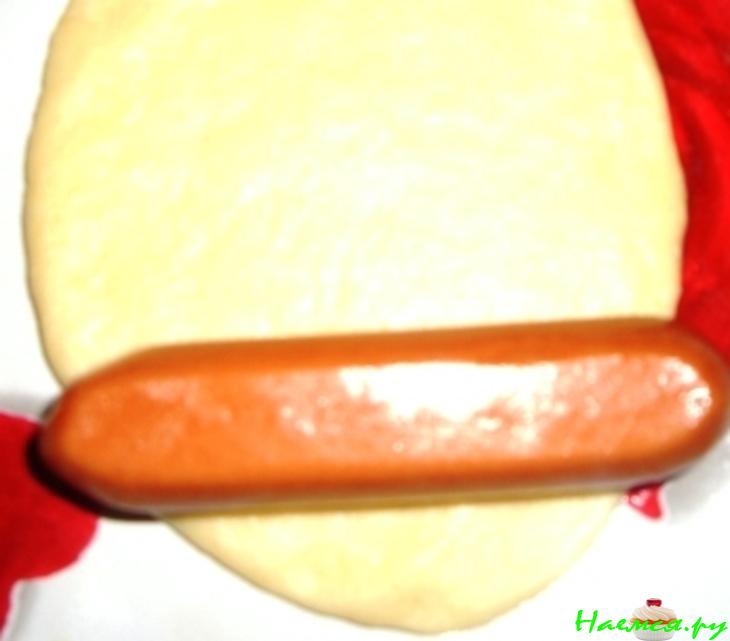 Сосиски в тесте на сметане