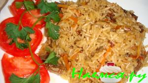 Плов с белыми грибами (постный)