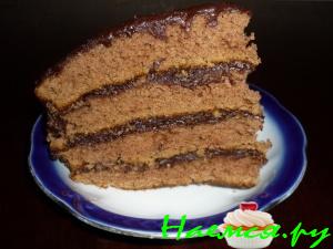 "Шоколадный тортик" на сметане