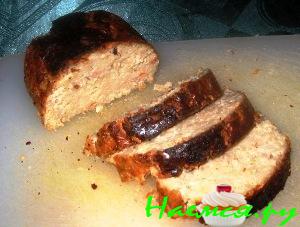 Мясной хлебец с вермишелью быстрого приготовления Мясной хлебец с вермишелью быстрого приготовления