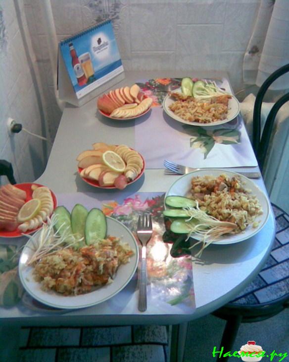 Пловчик "Рис с минтаем" Пловчик "Рис с минтаем"