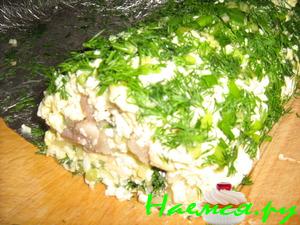 Рулет из сельди закусочный