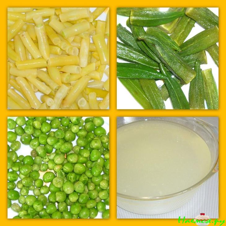 Суп куриный овощной с кнелями