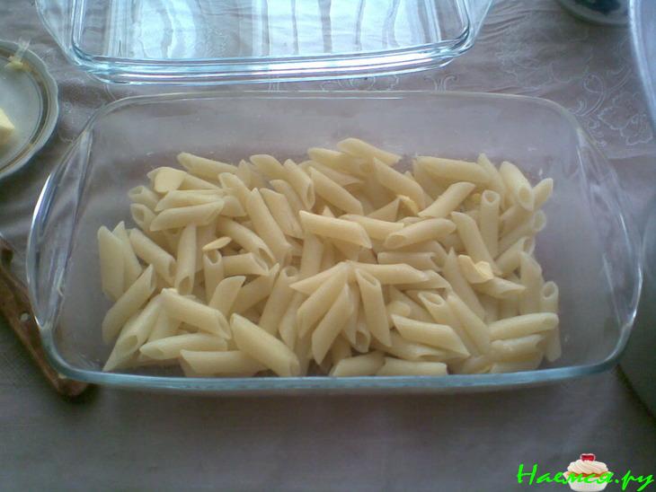 Мясная запеканка с макаронами Мясная запеканка с макаронами