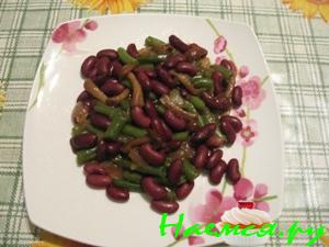 Фасолька с опятами