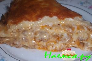Лазанья из лаваша