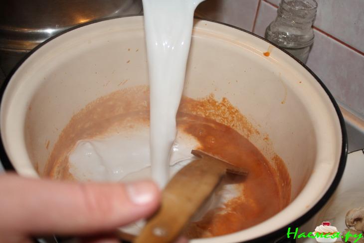 Тайский суп карри на Кокосовом молоке