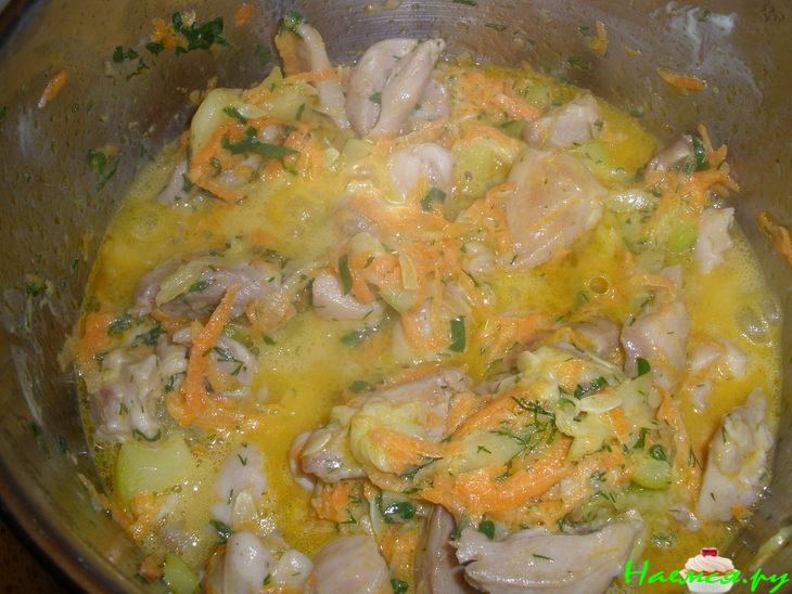 Курочка с кабачками Курочка с кабачками