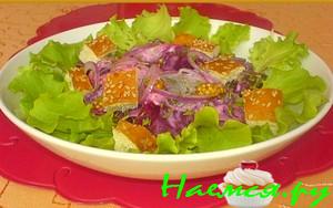 Закуска с сельдью и печеной свеклой