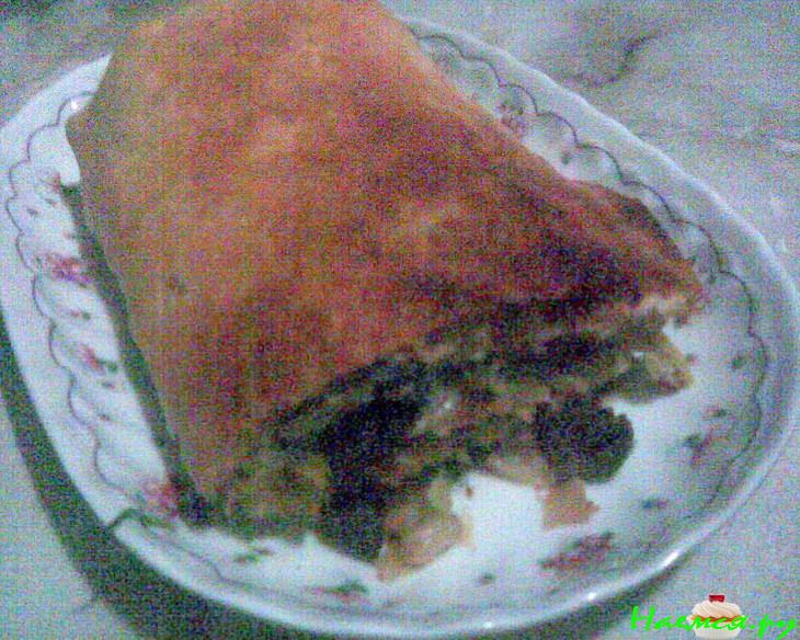 Вертута с грибами и капустой