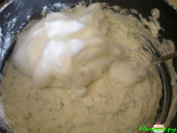 Пирог с творогом и цветной капустой