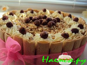 Ленивый торт "Малахов" (без выпечки)