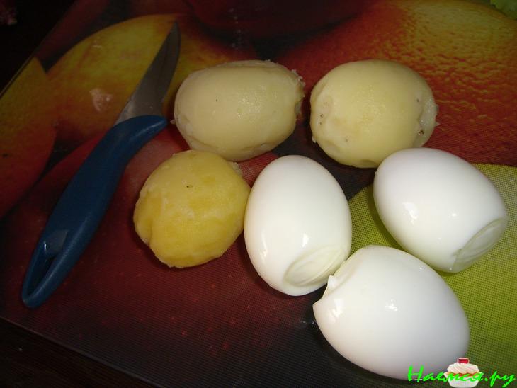 Салатик с тунцом и редиской