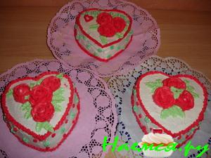 Торт бисквитный "Для любимого" Торт бисквитный "Для любимого"