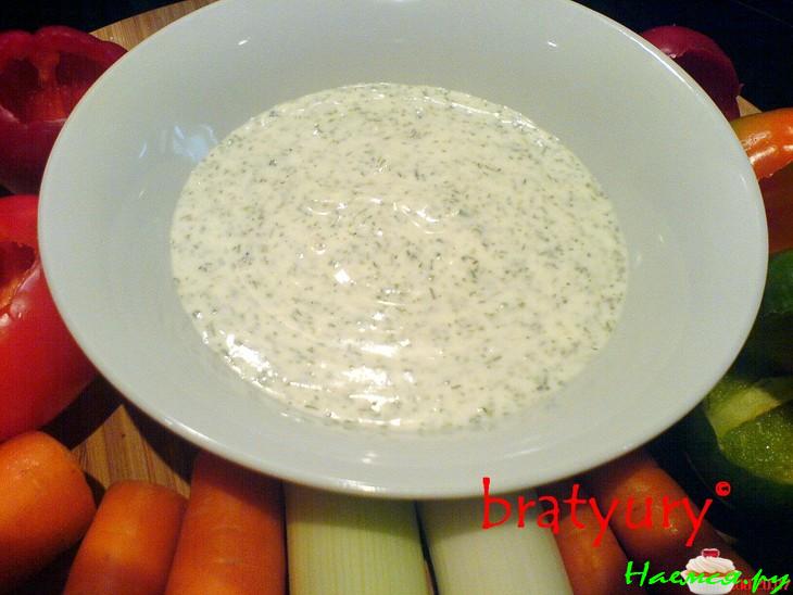 Ranch Dip. Дип "Ранч" к свежим овощам