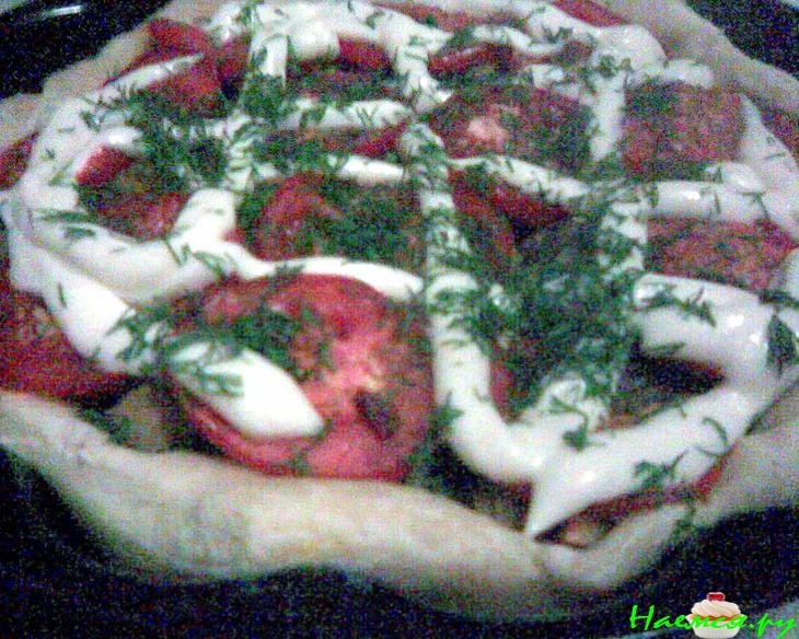 Пицца-пирог для постящихся и вегетарианцев