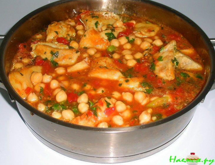 Рыбка в подливке по-арабски