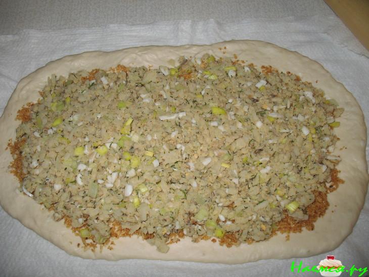 Рулет с рыбной начинкой