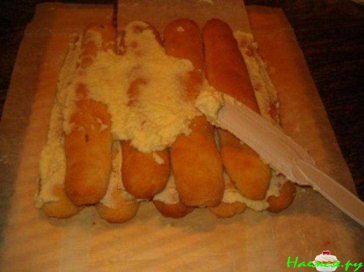 Торт "Монастырская изба" с черешней и клюквой Торт "Монастырская изба" с черешней и клюквой