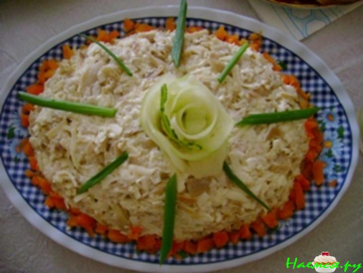 Салат «Роза на льду»