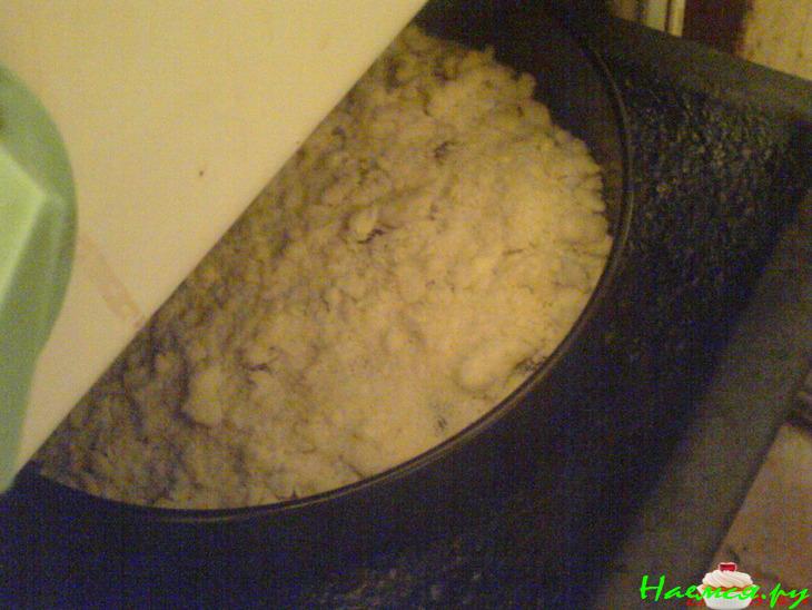 Сливовый пирог с миндалем