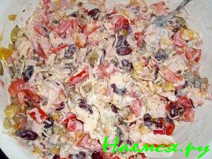 Салат с бобами Салат с бобами