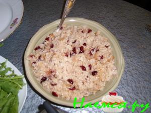 Плов с cranberry (клюква)