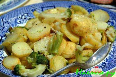 Картофель, жаренный в духовке