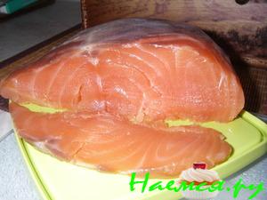 Соленая рыбка (семга)