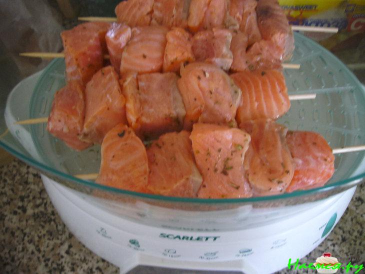 Шашлык из форели 2