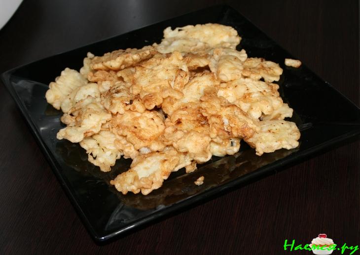 Кальмары в обычном кляре Кальмары в обычном кляре