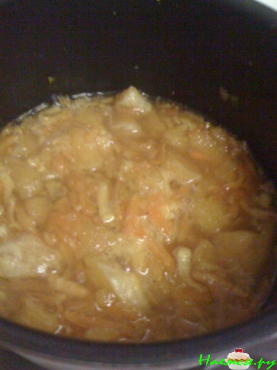 Песочный пирог с творожно-апельсновый начинкой