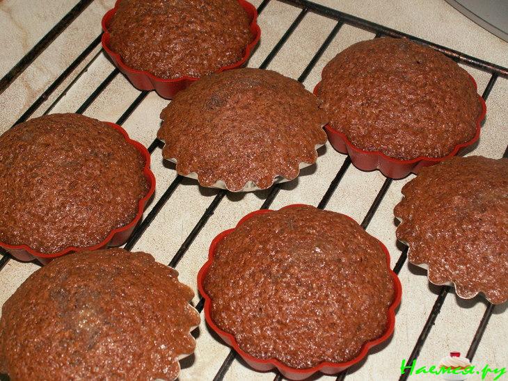 Шоколадно-маковые кексы