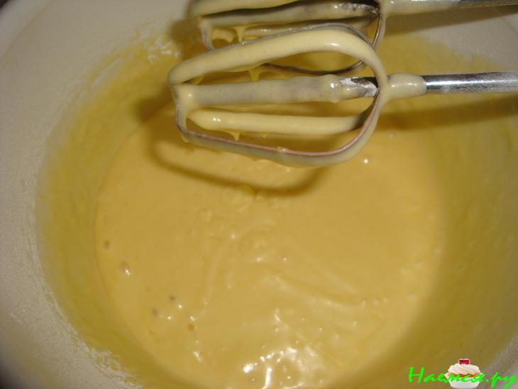 Торт "Птичье молоко" с кремом