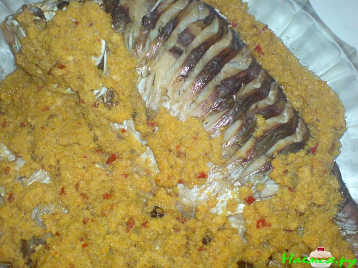 Рыба в икряном соусе