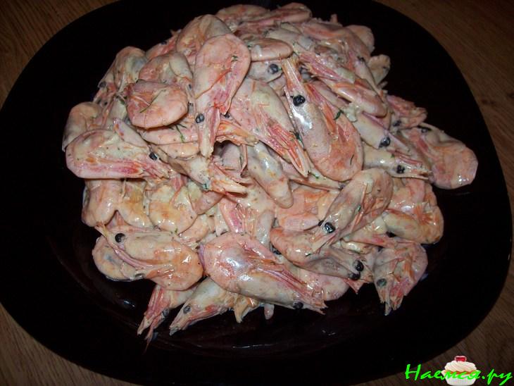 Креветки в майонезе Креветки в майонезе