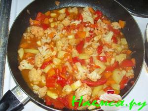 Овощное рагу без мяса